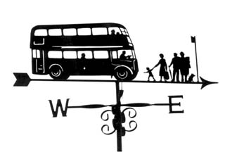 Bus stop weather vane